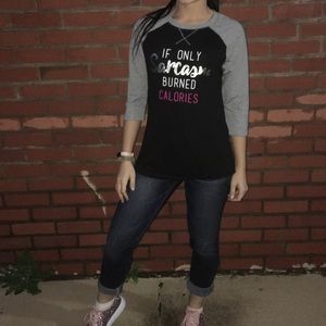 If Only Sarcasm Burned Calories Graphic Tee
